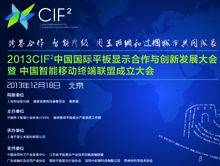 2013中国国际平板显示合作与创新发展大会
