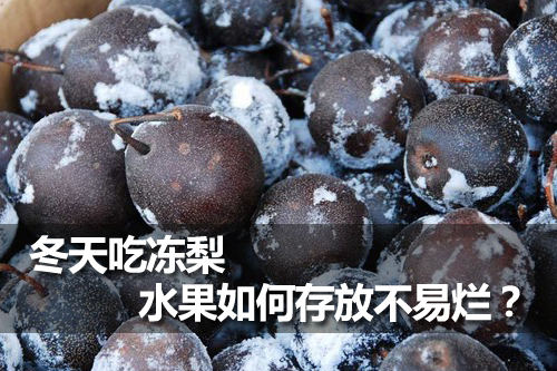 冬天吃冻梨 水果如何存放不易烂？ 