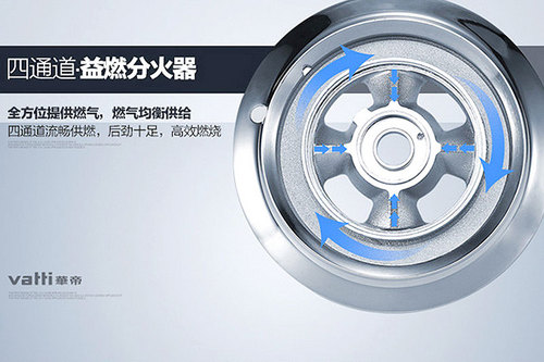 三层劲火给力燃烧 华帝JZT-i10004B燃气灶
