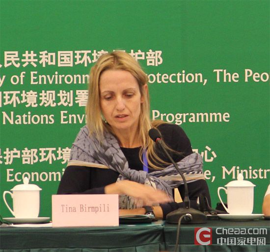 联合国环境规划署臭氧秘书处执行秘书Tina Birmpili