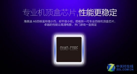 海美迪A6四核 精致外观接口齐全仅售399元