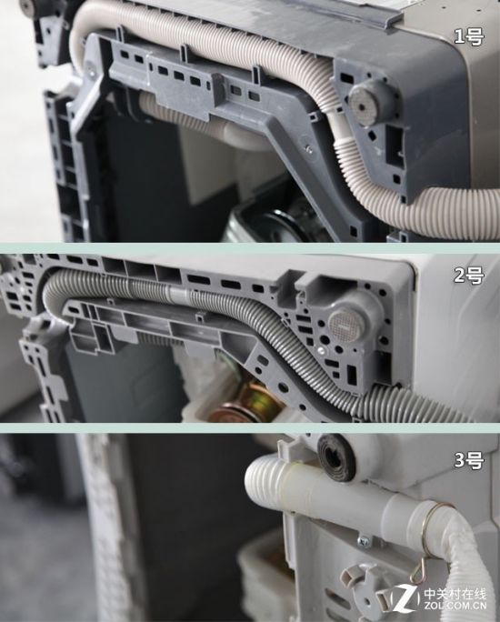 洗衣机社区排水管的设计体现出1号洗衣机的诚意 比较完外部材质