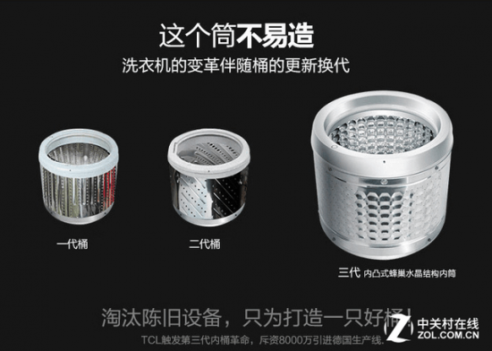 真正告别污水洗衣 TCL波轮洗衣机京东钜惠 