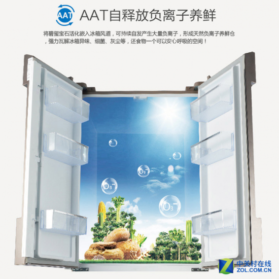 搭载负离子养鲜 TCL法式冰箱十一沸腾惠