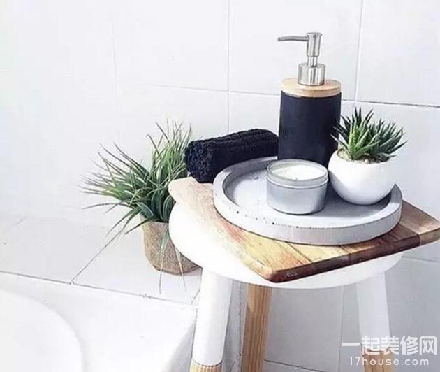 卫生间收纳术 板凳变身洗手间置物架的N种方法