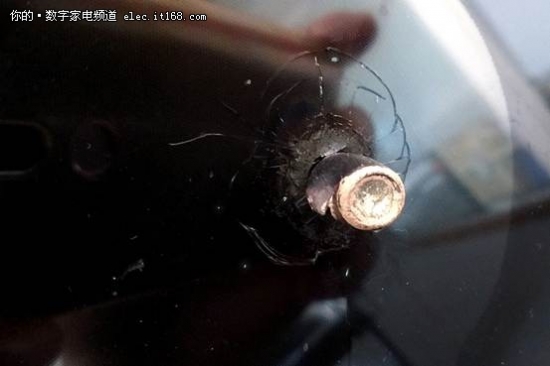 科普:液晶电视被子弹射击后