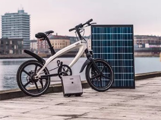 250W电动自行车竟然配备太阳能电池组