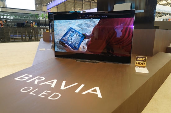 索尼發布新品OLED電視A8F 售價驚爆AWE2018