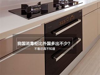 我国消毒柜普及率比外国高不少?不看不知道