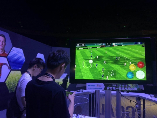 独家适配 海信成FIFA足球世界手游唯一合作电视品牌