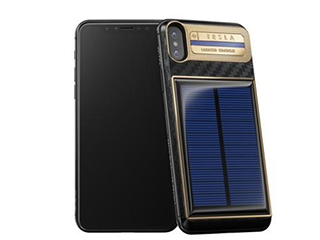 iPhone X最奢侈保护壳来了：3万块 配太阳能电池