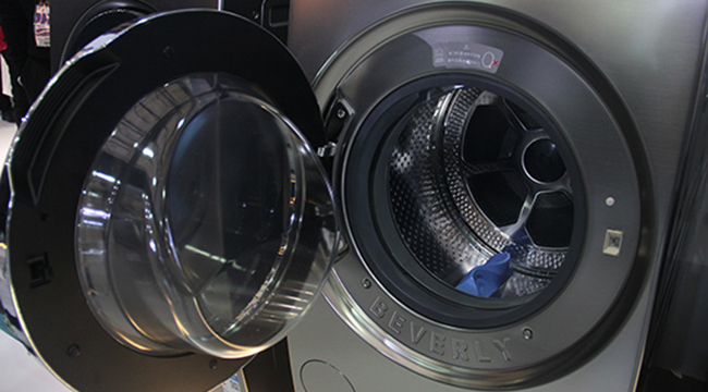 AWE精品扫描:比佛利新品洗烘一体机拯救高端衣物