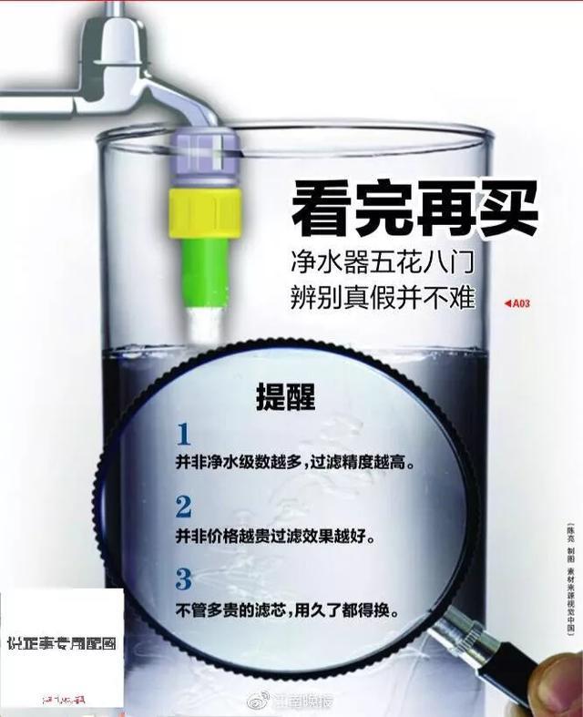 实用帖：净水器五花八门，教你辨别真假！