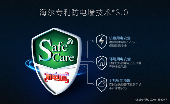 2018年电热水器中国国内市场前五畅销品牌中"专利防电墙技术"使用