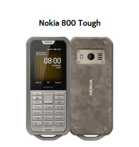 而同期发布的nokia 800 tough,则是一款以坚固耐用,可以砸核桃为卖点