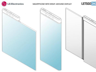 LG手机设计新专利曝光 屏幕可折叠还可环绕到背部