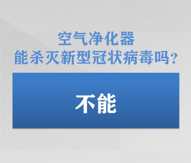 空气净化器不能杀灭新型冠状病毒,还要买吗?