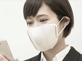 日本开发出可与智能手机配合使用的智能口罩