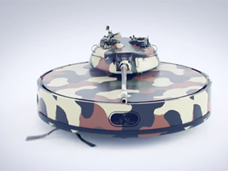 360扫地机器人发布全新限定款：坦克外形 超霸气