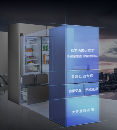 松下冰箱即将发布新品,厨居一体化、精细空间分区或成关键词