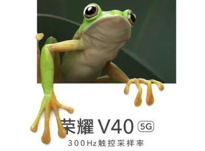 荣耀V40官宣300HZ触控采样率:1.18正式发布