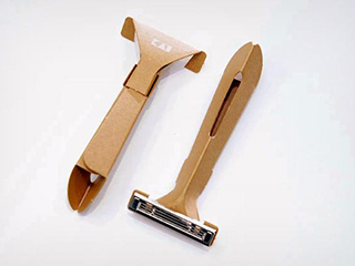 日本推出世界首款纸质一次性剃须刀