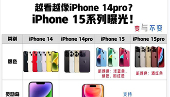 延迟发布！iPhone 15系列将有哪些升级？