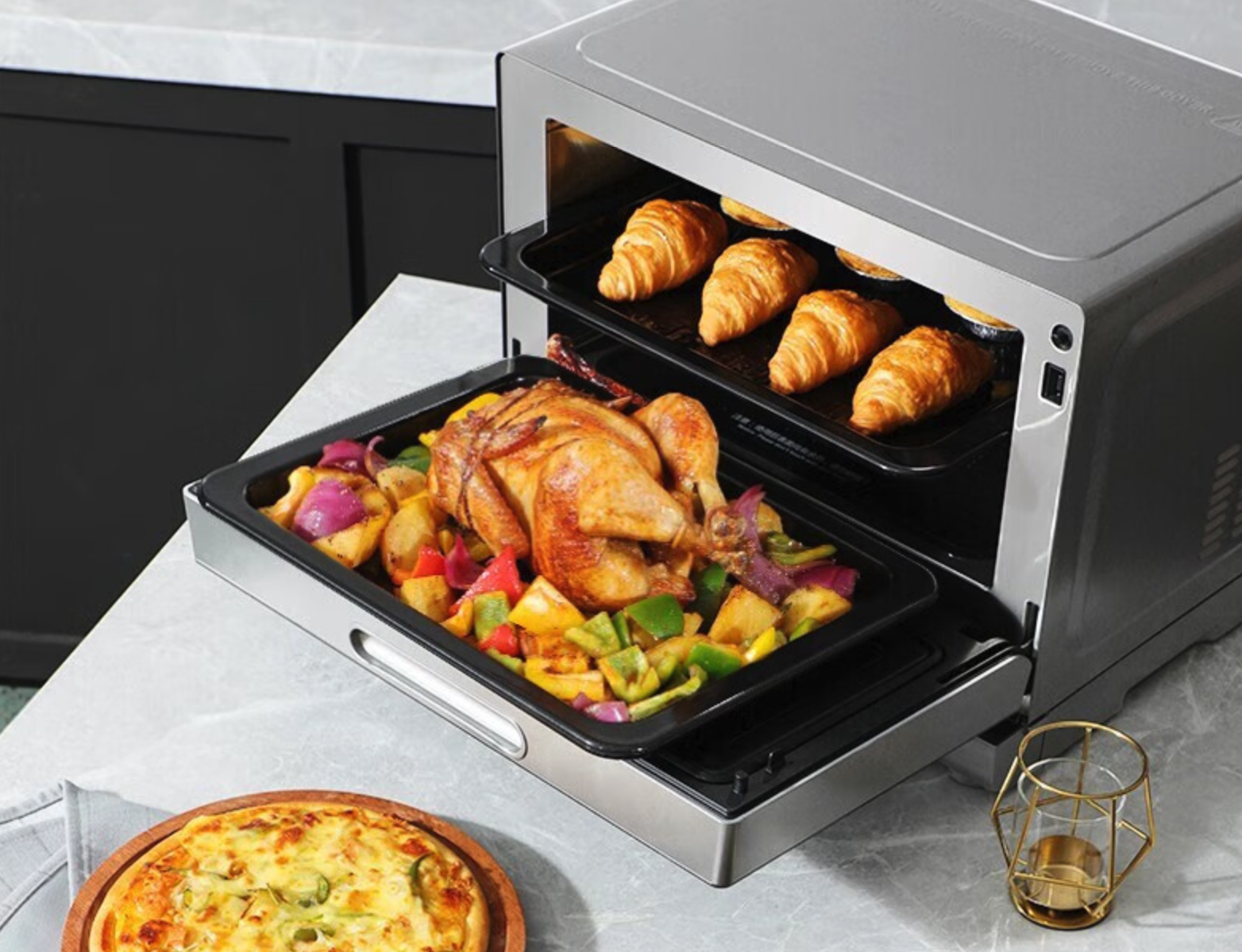 一台满足三餐烹饪！格兰仕G0RT微蒸烤一体机带来全家暖心餐食