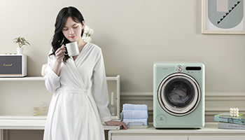  Hisense Roman Holiday washing machine added new members, and the mini washing and drying machine was successfully launched