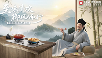 樱花御风燃气灶JZT-S860G：承东坡清欢意，享厨房御风之乐