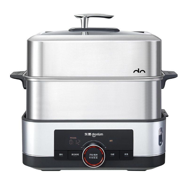 东菱DL-1005电蒸锅：低嘌呤蒸汤+120℃速蒸+全家量12L神器