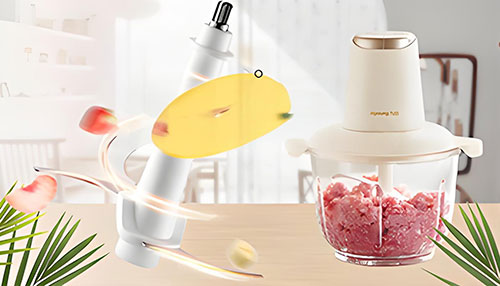 磁吸无孔刀黑科技！九阳绞肉机拆洗不藏肉渣