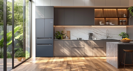 厨房的摆设布局 AI 生成的内容可能不正确。