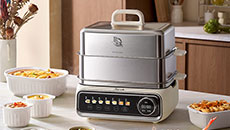 小熊全钢分体电蒸锅以“铆管速热”与“潜艇级防水”重塑厨房健康新生态