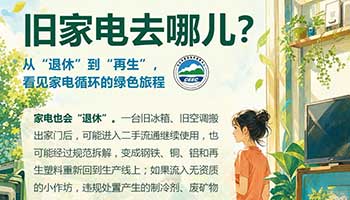 2026绿色消费季·绿色家电月 | 旧家电去哪儿？