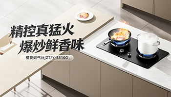 秋日厨居焕新之选｜樱花燃气灶S510G，稳定火力成就日常好味